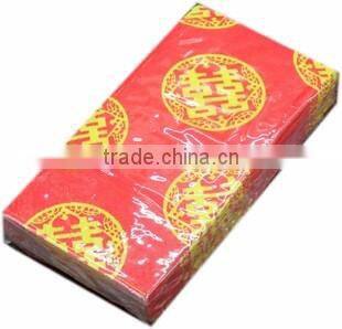 3-ply 8.3*8.3 Inches Pocket Tissues color logo printed soft Handkerchief (Pack of 12)