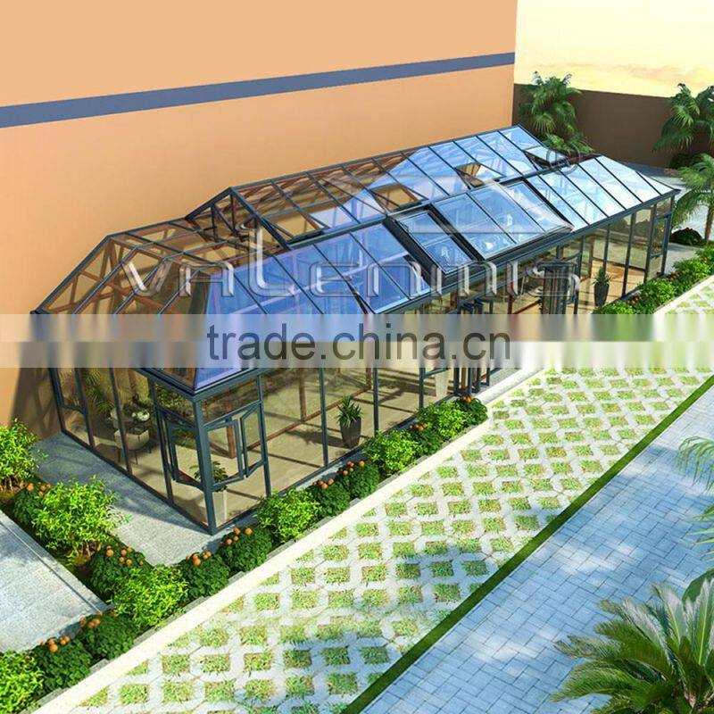 2016 novel design & high quality glass house
