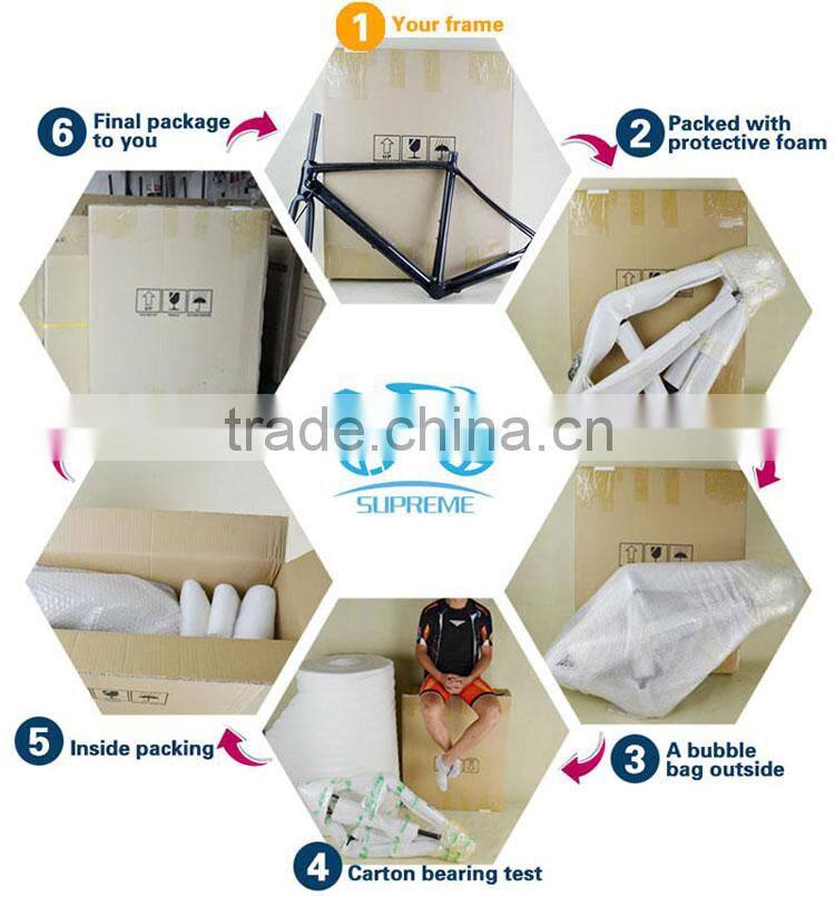 Time trial carbon bicycle frame 100% full toray carbon 700c TT bike frame