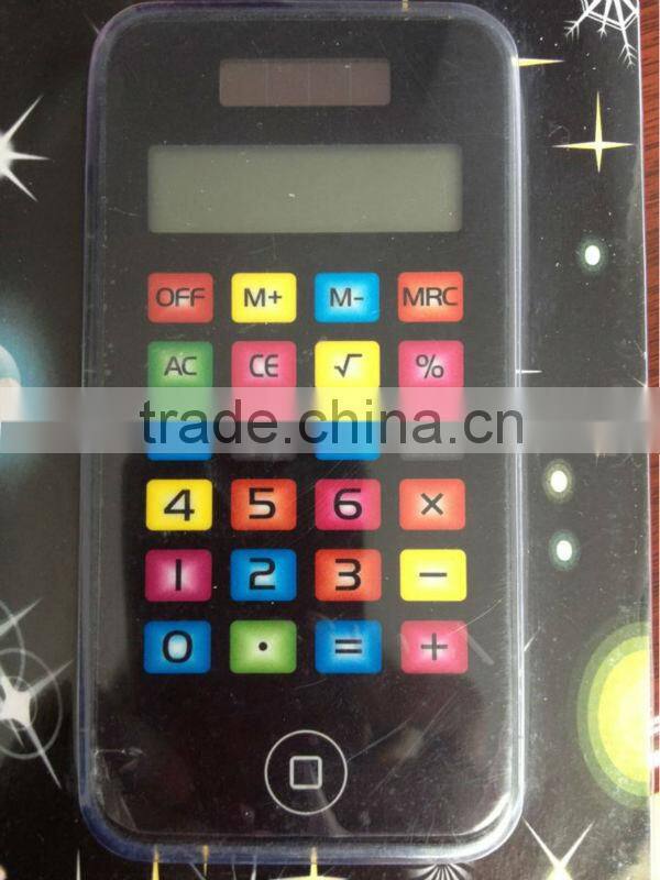 Hot sale christmas gift calculator for notebook , solar silicone calculator,cheap calculators for sale