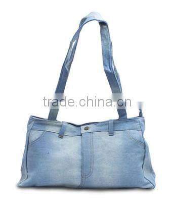 New hot sale fashionable canvas jeans bags handbags women
