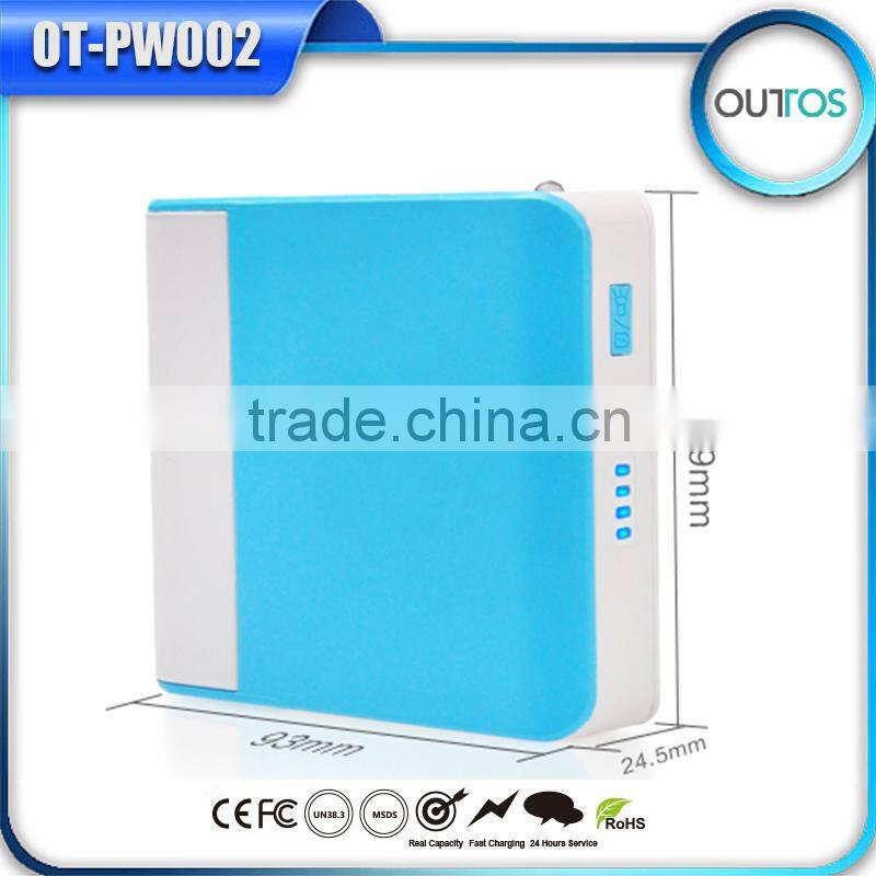 10400mah power bank with mirror and cell phone holder for women