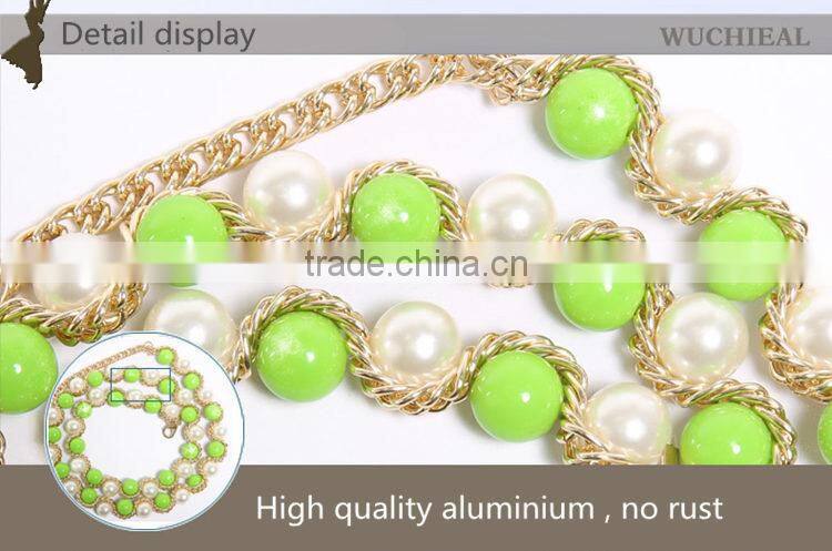 Shinning Glossy Peal Belly Dance Chain Belt