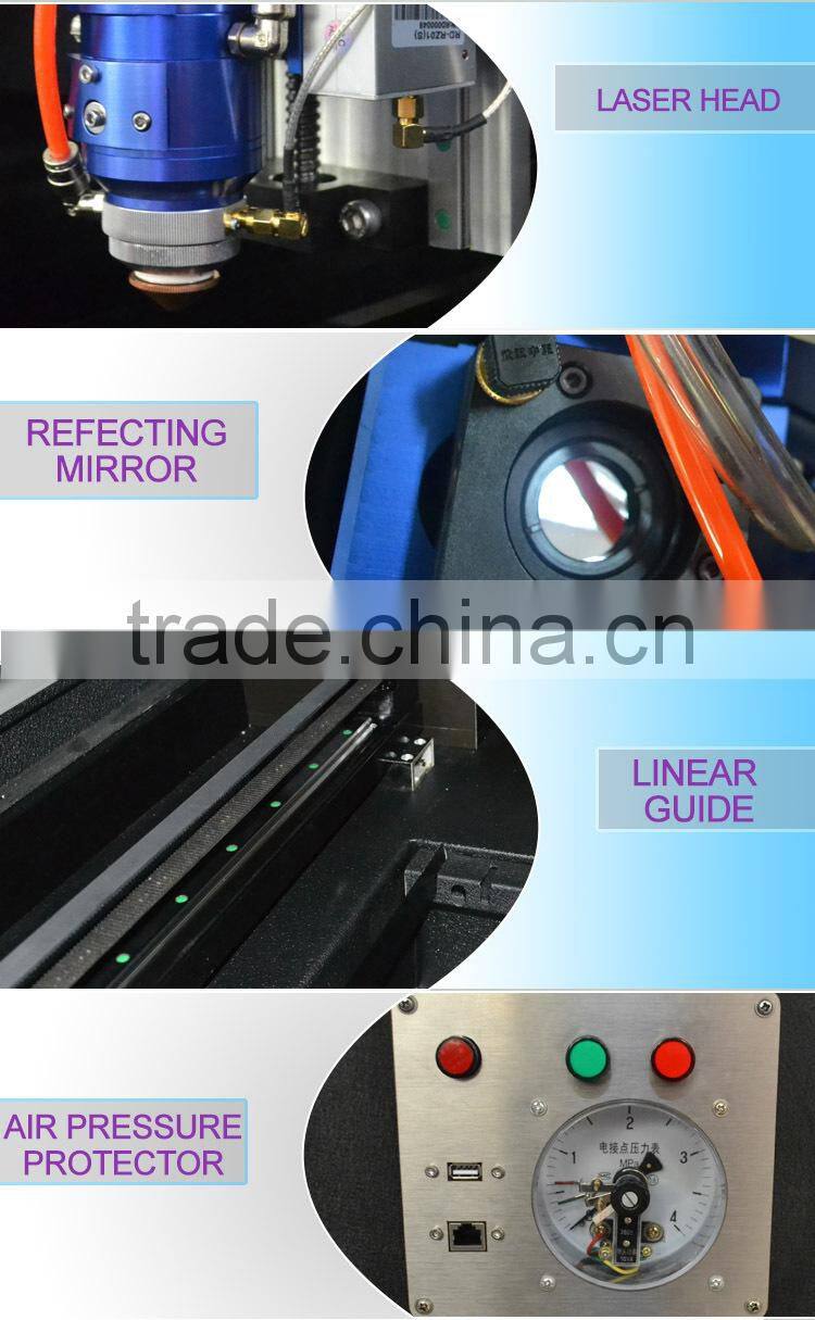 260W 1300*900mm HQ-1390 co2 laser cutting machine for metal and non-metal