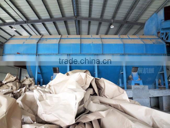 Waste paper recycling bale plucker equipment