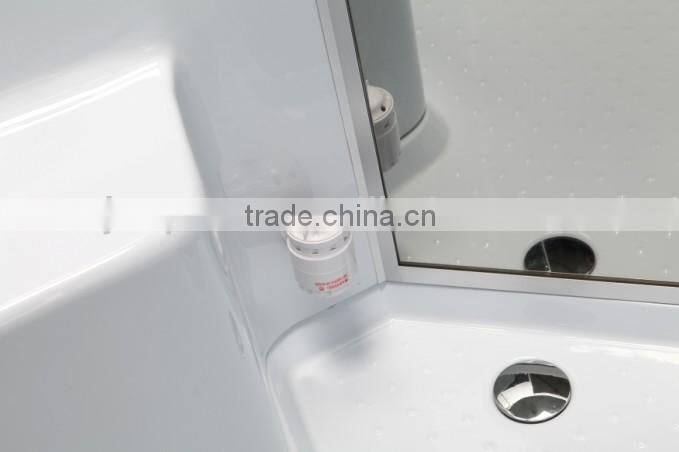 2014 Elegant ABS and 5MM Tempered Glass Shower Room with Hydro Massage Back Jets And Comfortable Seats for 2 Person JS-519