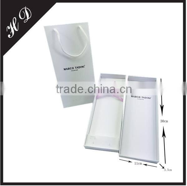 White Tie And Cufflink Tie Clip Set Gift Boxes