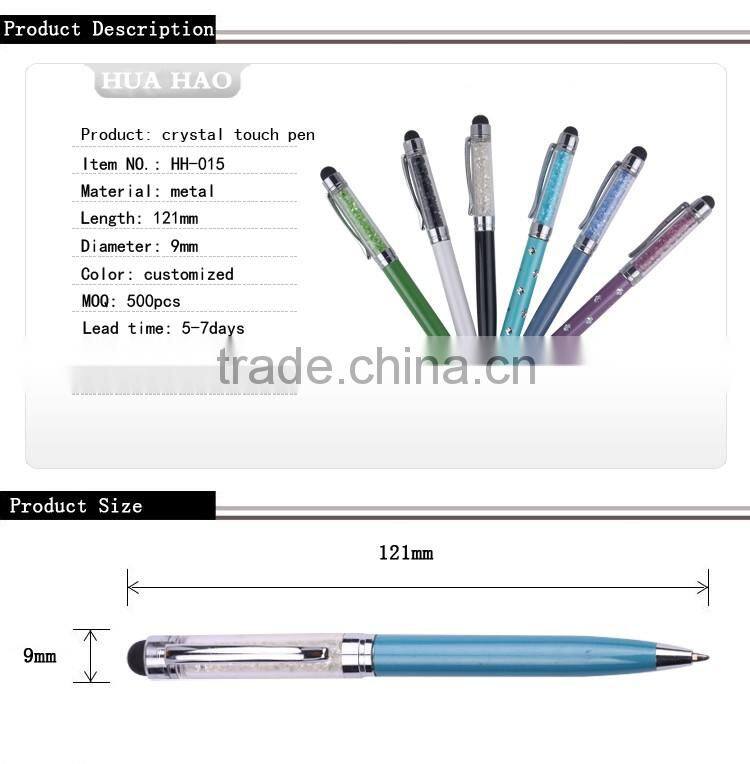 New design ballpoint pen crystal pen for promotional gift