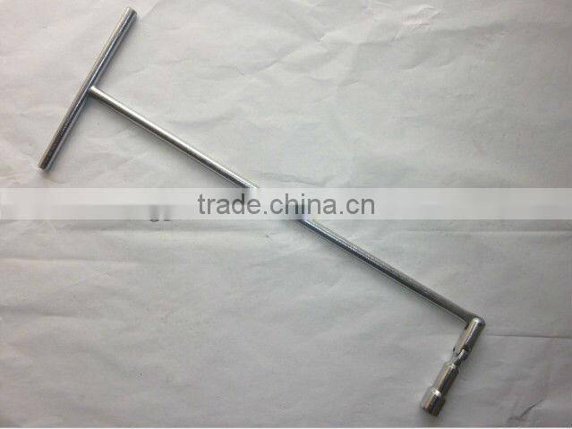 45#carbon steel T handle socket spanner wrench