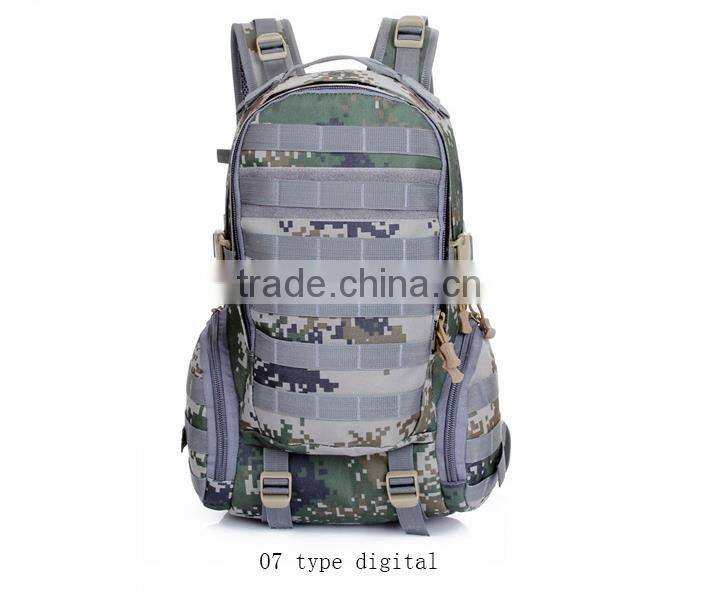 600D waterproof camouflage camping hiking military backpack