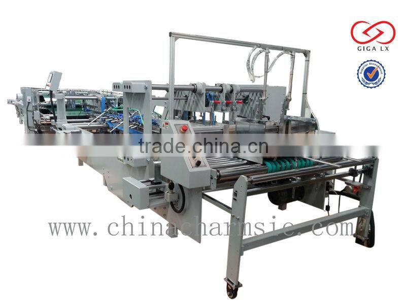 GIGA LXFG-1200 Used Automatic Folder Gluer Machine Off Line