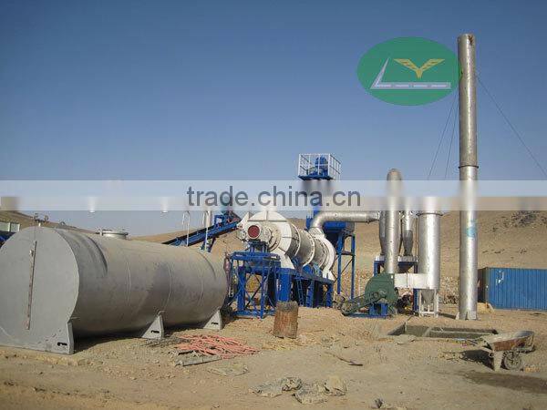 Mobile Type Mini Asphalt Mixing Plant with 25t/h Production Capacity/Water Dust Filter