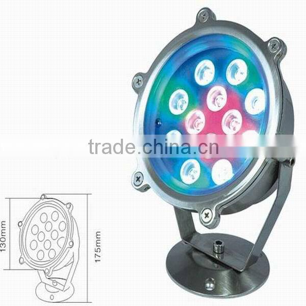 IP68 high lumens led underwater light 9w for fountains