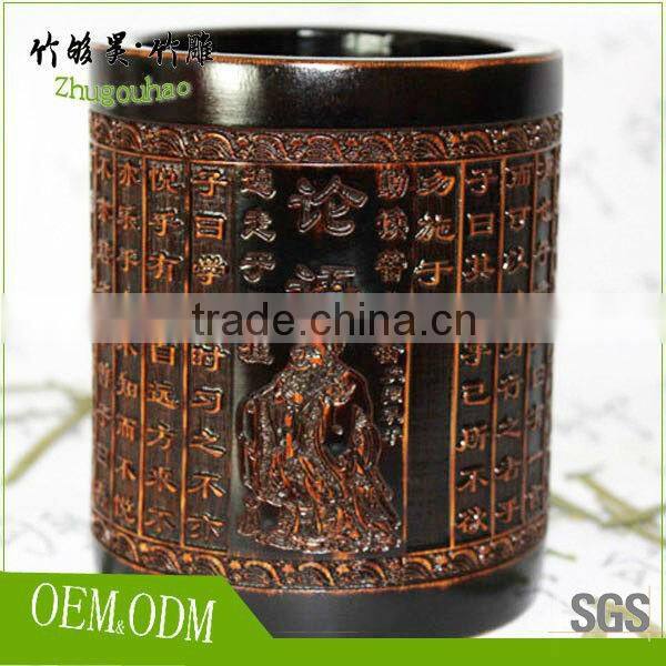 Business gift high quality bamboo tube for pen