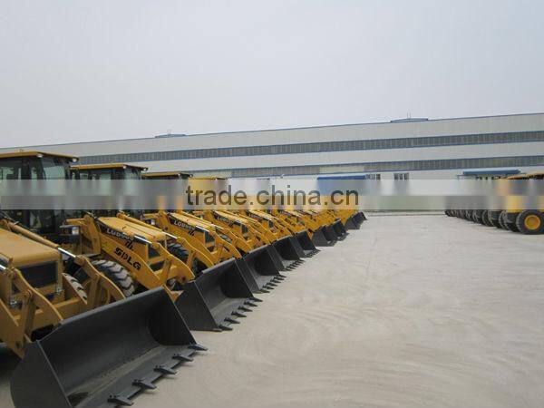 Backhoe loader with Commins Engine