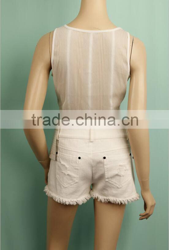 Sweet floral print ladies short jogging shirt JT1408301019