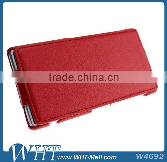 For Sony Xperia Z1 L39h Litchi Leather Flip Mobile Phone Case, New Products Leather Case for Xperia Z1 L39h