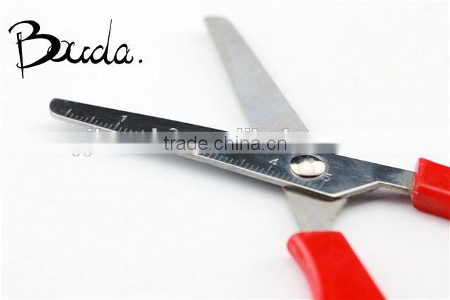 Hot sale stainless steel with plastic handle children scissors BD-S1608