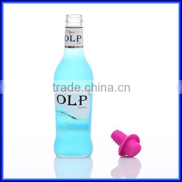 Silicone Lovely Wine Bottle Stopper With Hat/silicone booze hat Bottle cork