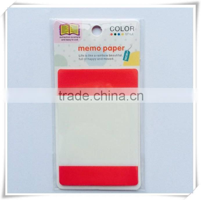 2016 new colorful stick note paper note customised memo pads OI10026