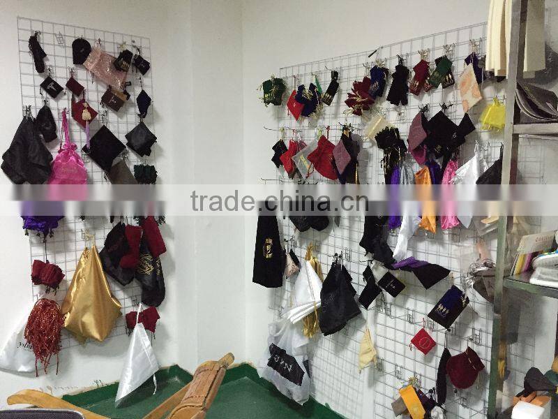 custom logo wholesale organza bags/pouch for Jewelry