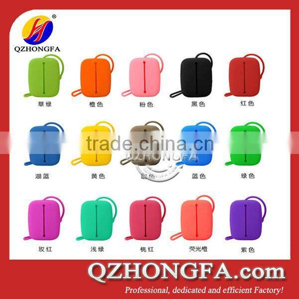 personalized silicone mini wallet case for girls, ladies