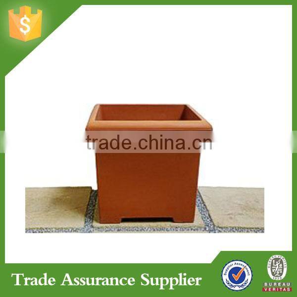 Chinese Magnesium Oxide Garden Square Flower Pot