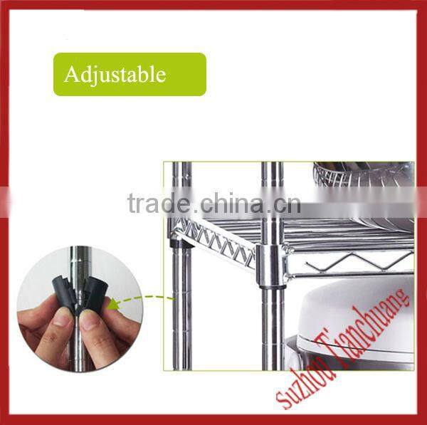 chromed stainless steel display stand