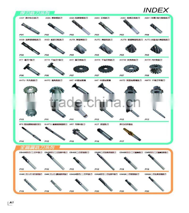 Brazed Carbide End Mills & Saws (Custom-made)