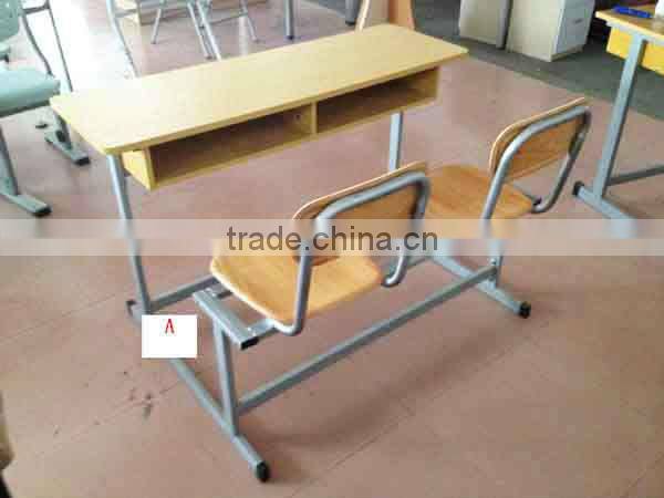 Cheap Double School Desk and chair