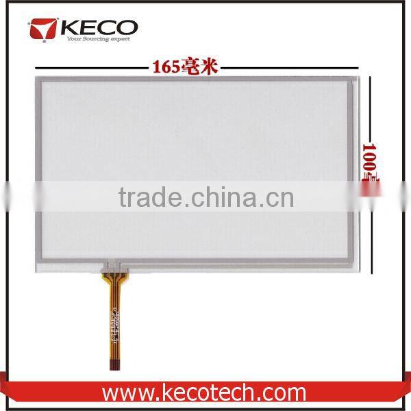 7 7.0 inch Compatible 4 wire resistive 165*100 165mm*100mm HSD070IDW1 touch glass digitizer Screen