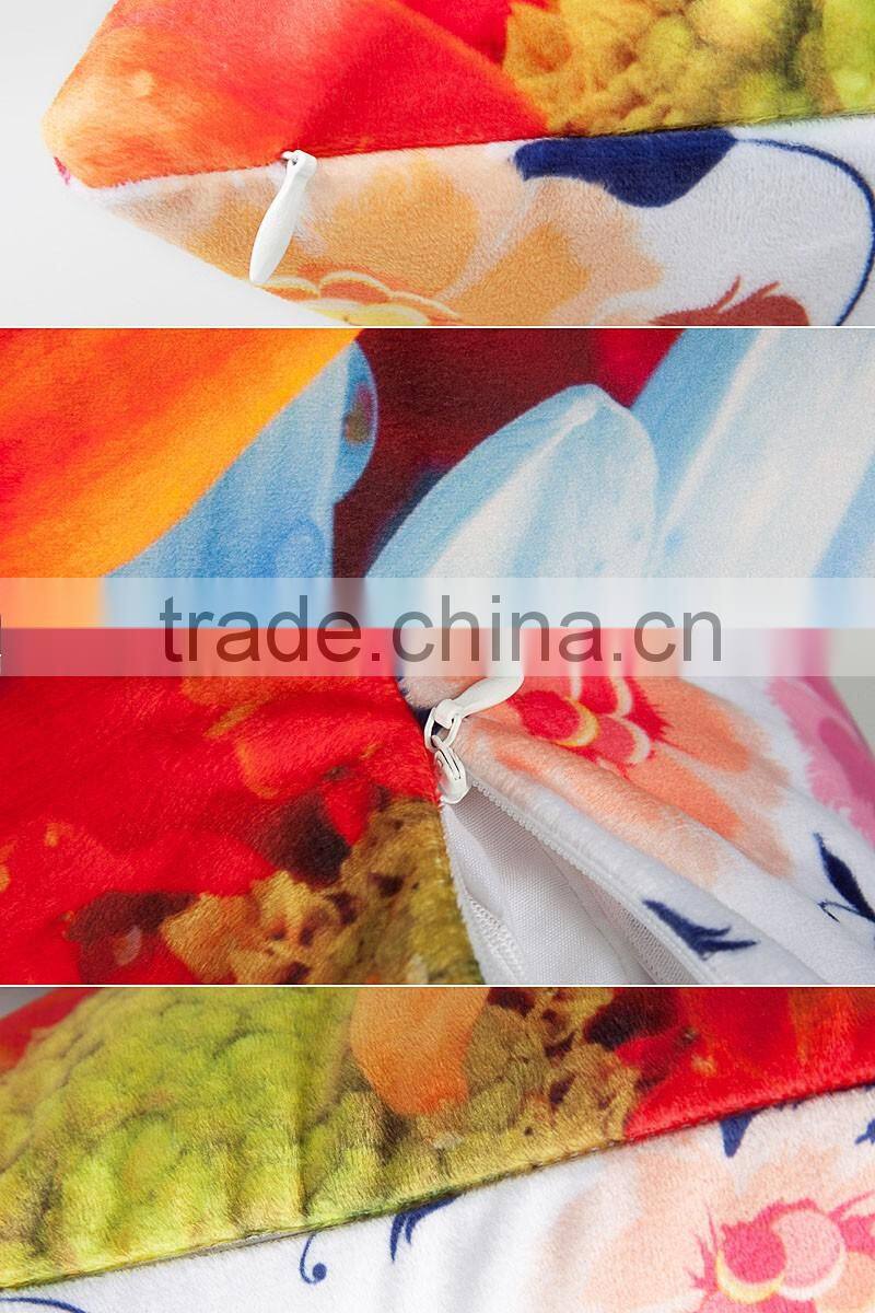 2016 factory price wholesale printed Cushion Cover for gift