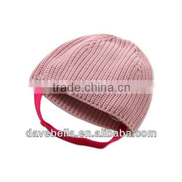 DB232 dave bella autumn winter baby hat earflat caps newborn hat