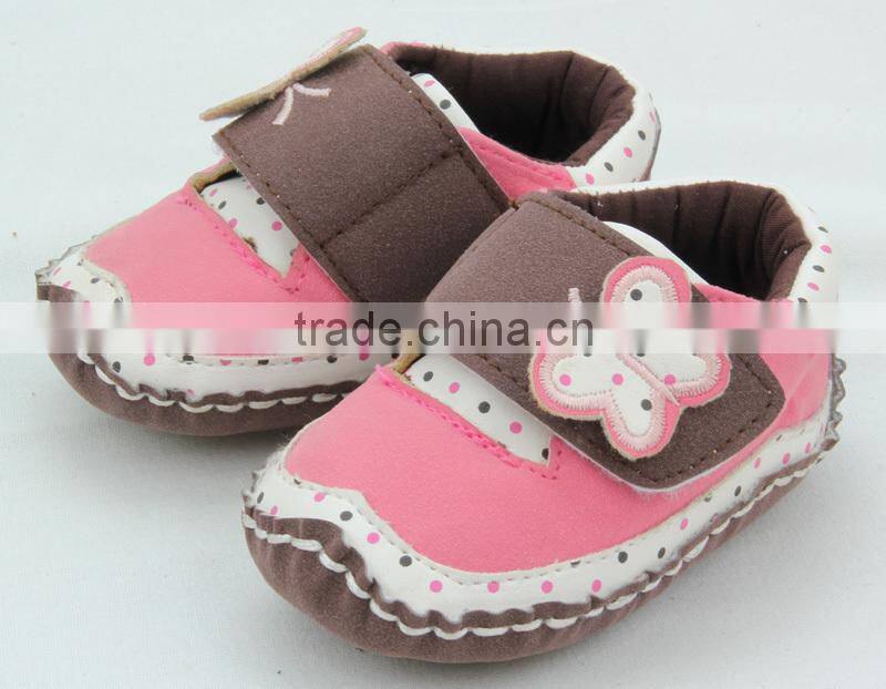 Yellow soft sole leather baby shoes 0 3 months