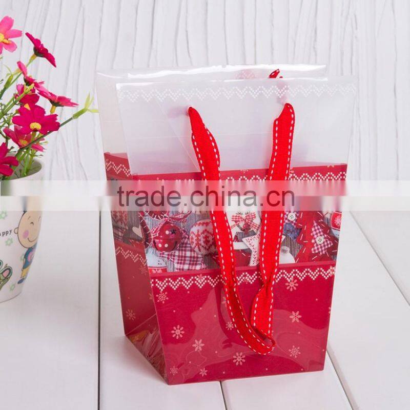 flower pp plastic bags girl's favorite gift package bag