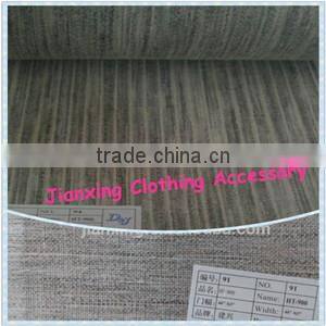 Superior bond strength horse hair interlining