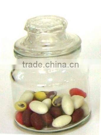 TW764 small glass candy jar