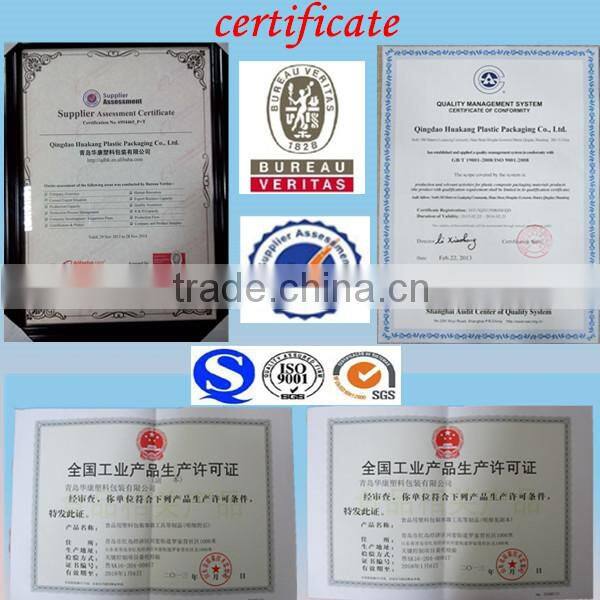 Customized food packaging plastic roll film