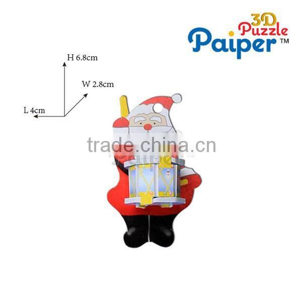 Playing drum santa claus 3d ornament toys