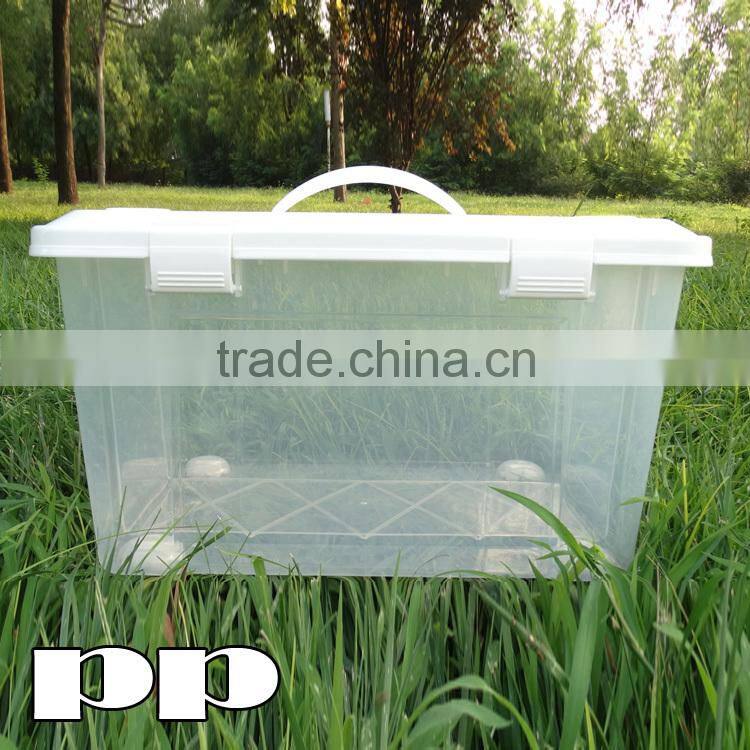 white plastic storage box