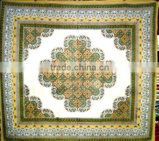 Om Design Cotton Bed cover