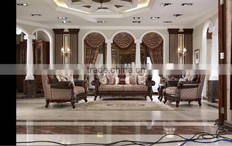 Hand carved wooden sofa set 1+2+3