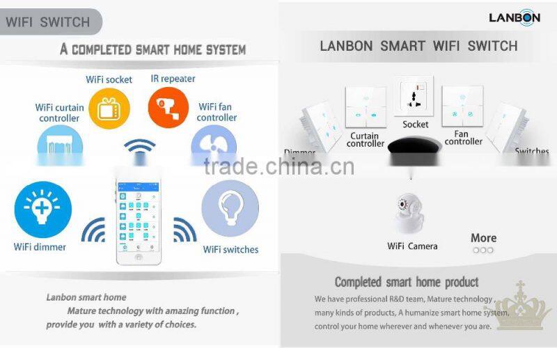 Wifi 2 gang light switch smart switch phone remote control smart home system