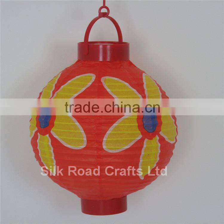 Hot selling battery operated lantern with plastic holder