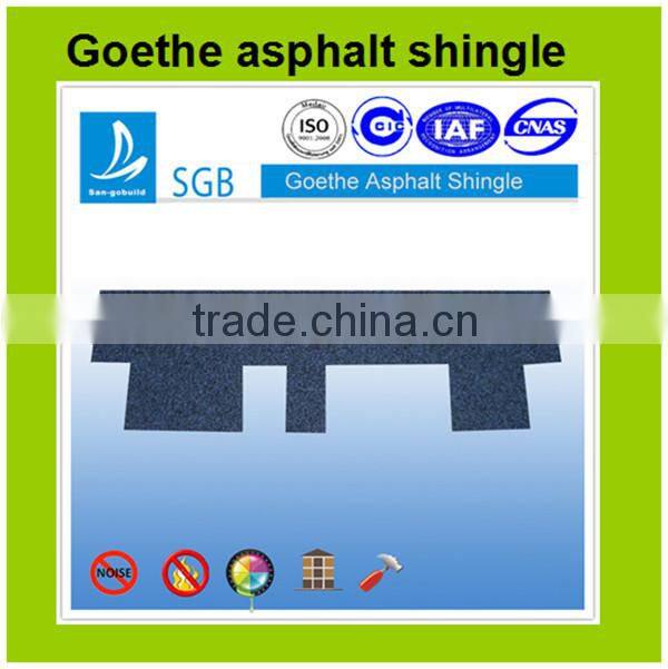 China Red Roofing Asphalt Shingle/Goethe Standard Roofing Tile/Roofing Materials
