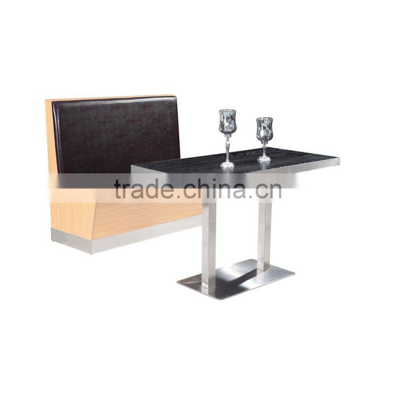 modern restaurant fabric booth seating