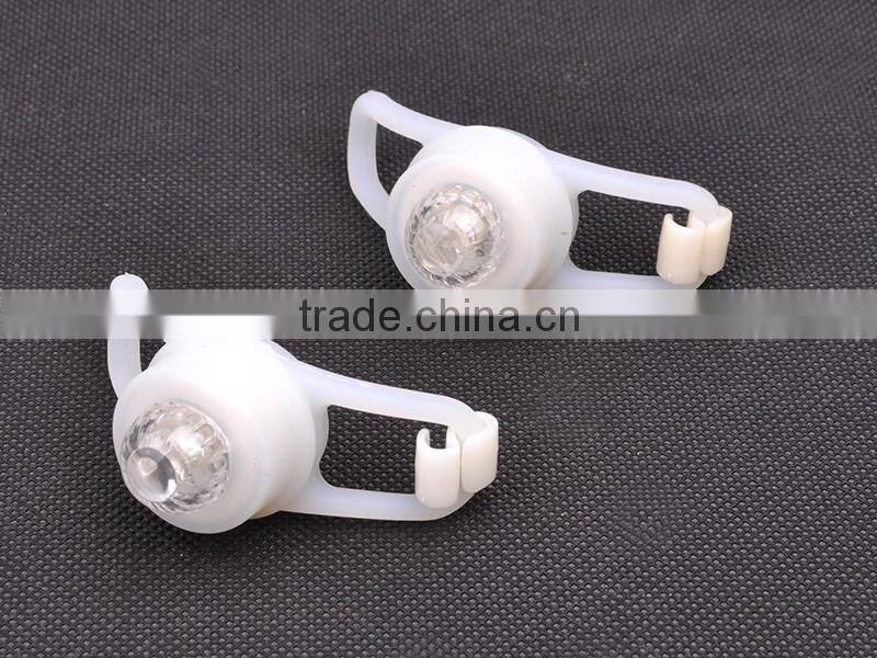 Silicone White LED Bicycle Light for Outdoor Wholesale