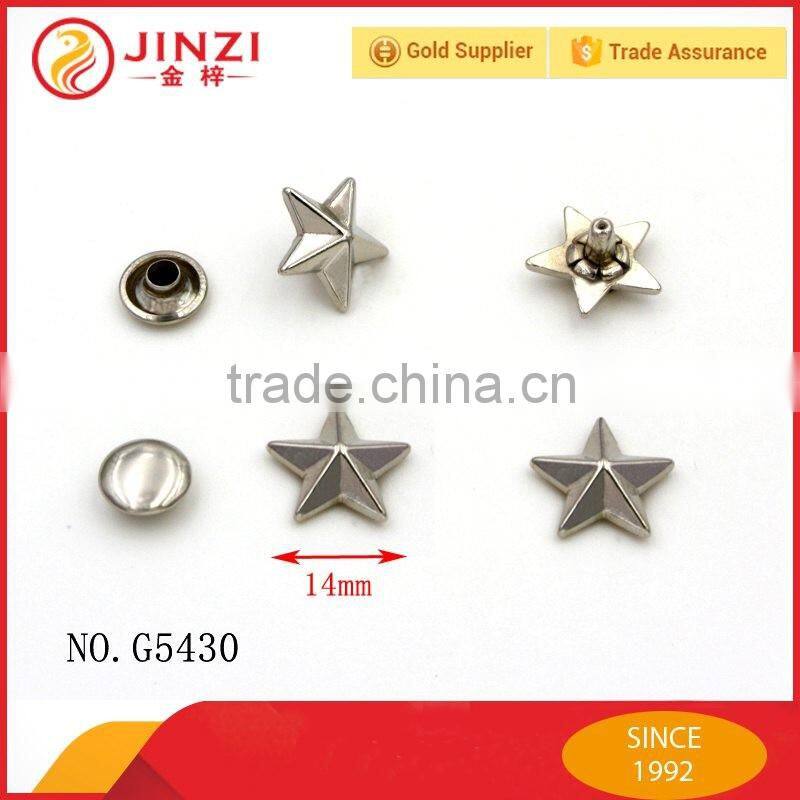 Wholesale price Decorative metal star rivets