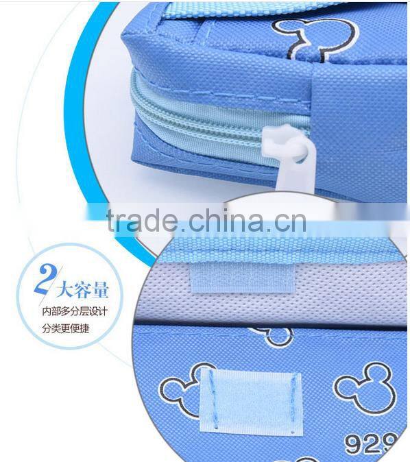 Kids daily school pencil case cheap canvs pen bag for sale