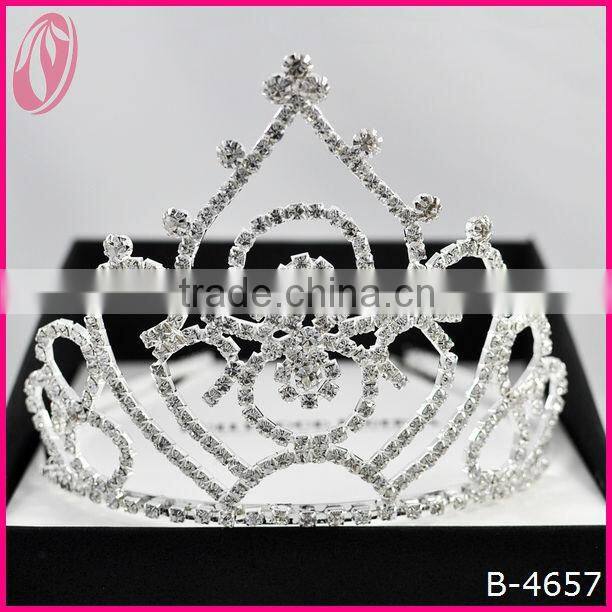 Halloween Festival Tall Crown Big Rhinestone Tiara